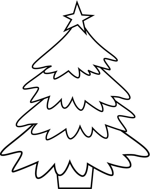 Christmas Tree Coloring Pages For Kids
 Christmas Tree Coloring Pages Free Printable