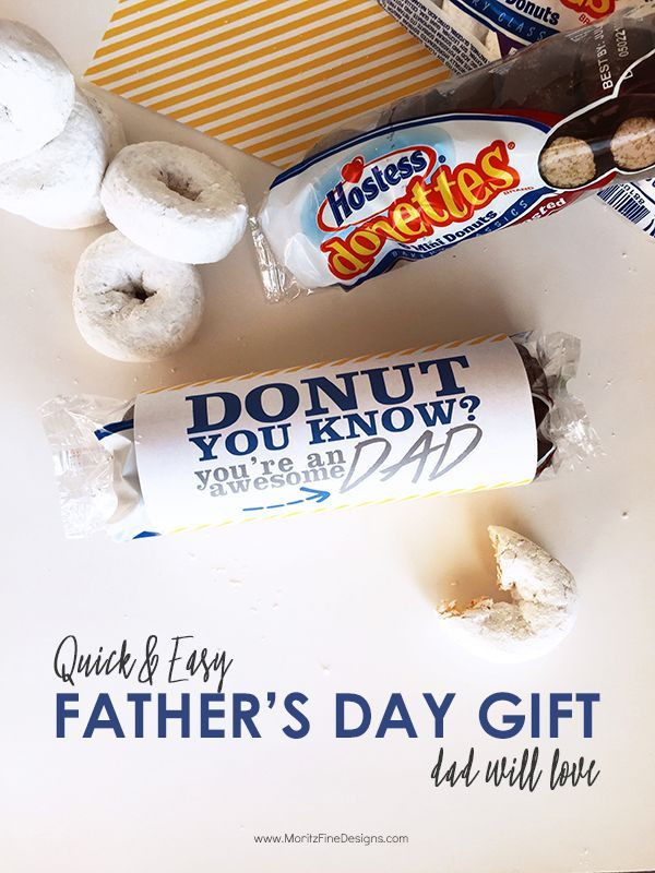 Church Father'S Day Gift Ideas
 Quick and Easy Father s Day Donut Gift Idea