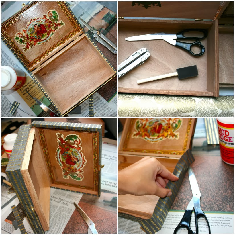 Cigar Box DIY
 Oy Noel DIY Cigar Box Jewelry Box