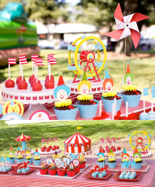 Circus Birthday Party Decorations
 Creative 2x Mom May 2013