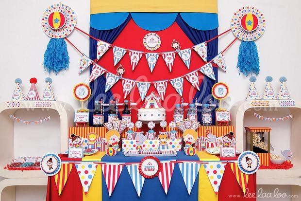 Circus Birthday Party Decorations
 26 Circus Birthday Parties Spaceships and Laser Beams