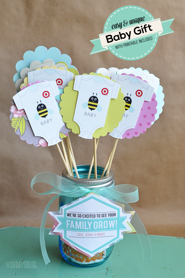 Clever Baby Shower Gifts
 Unique Baby Shower Gift Idea w Printable