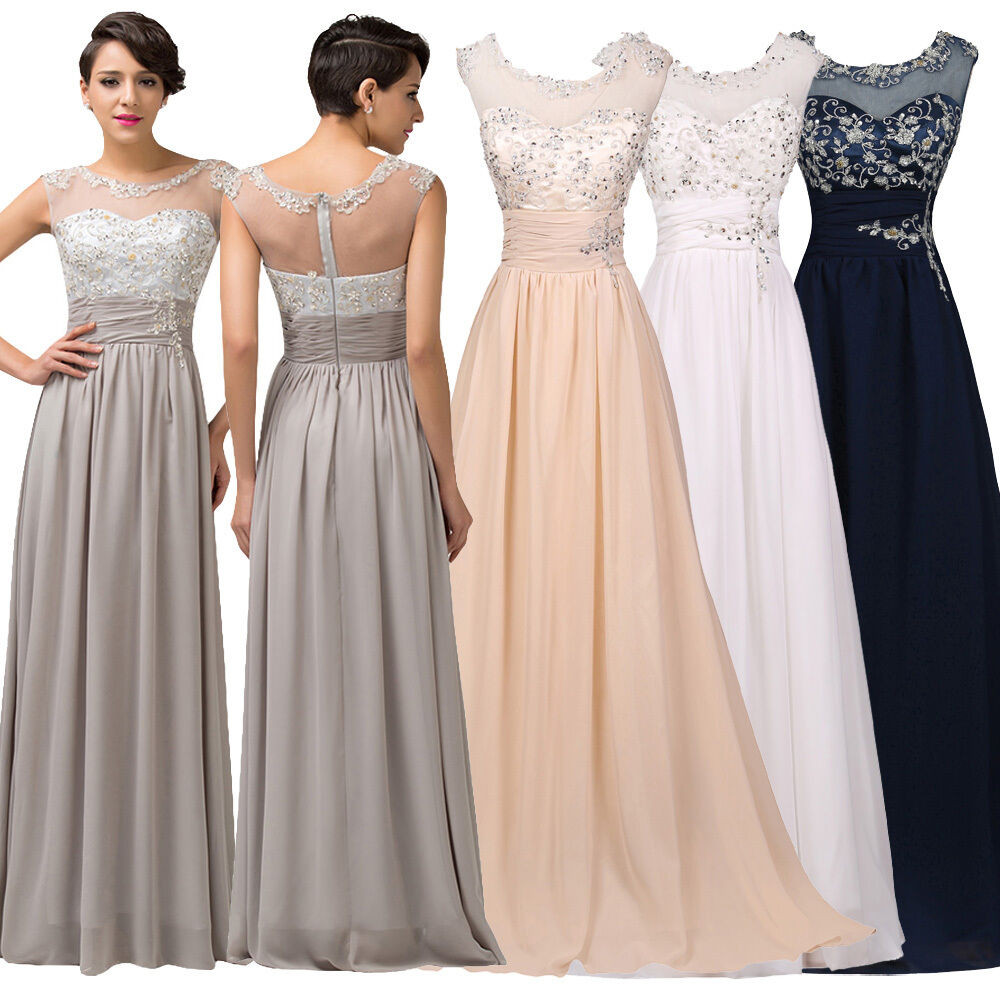 Cocktail Dress For Wedding
 ღ Dress Wedding Long Bridesmaid Prom Party Evening Gown