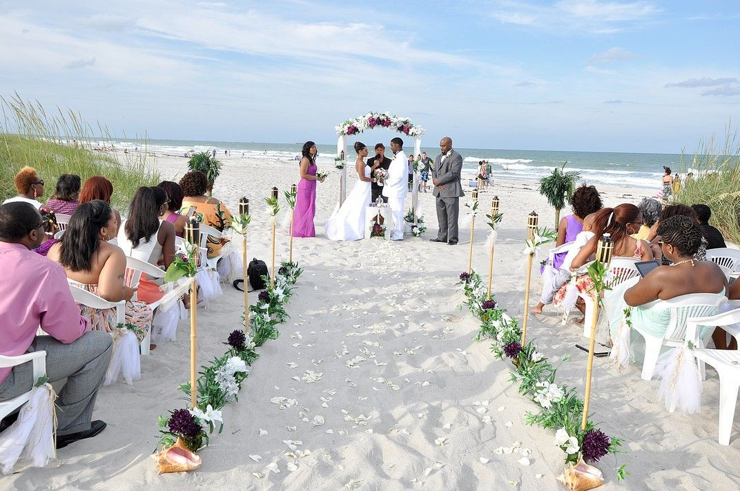 Cocoa Beach Wedding
 Beach wedding at Lori Wilson Park in Cocoa Beach Florida