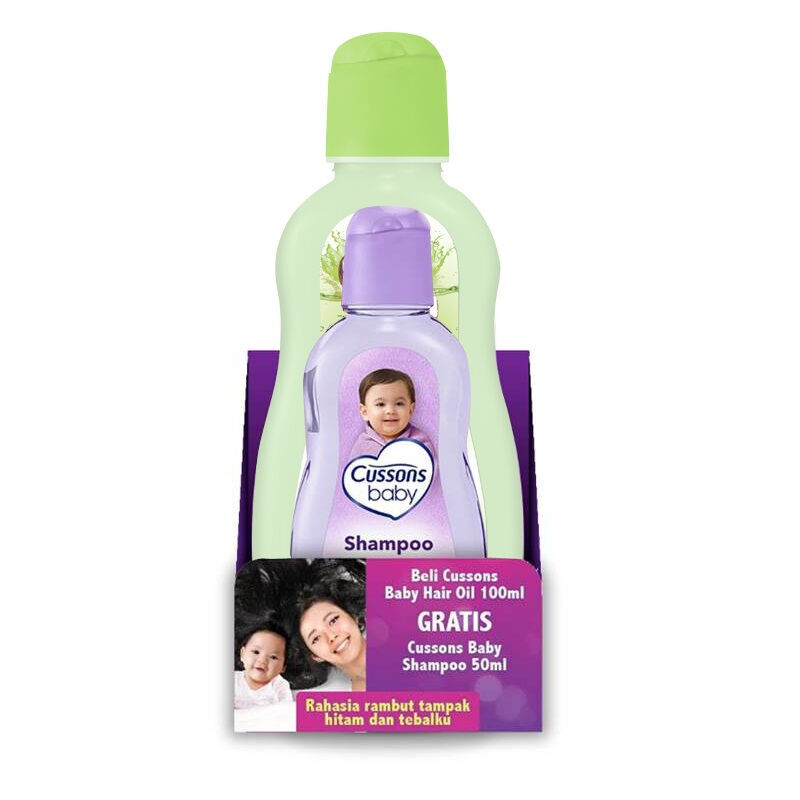 Coconut Oil For Baby Hair
 Jual CUSSONS BABY Hair Oil 100ml Coconut Shampoo 50ml