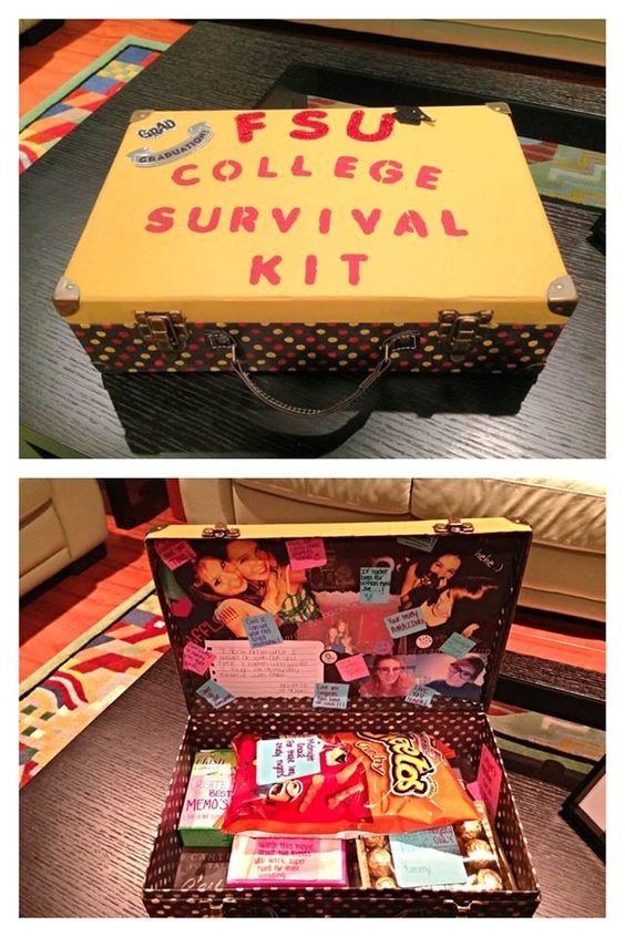 College Graduation Gift Ideas For Sister
 This cute survival kit includes things like pictures food