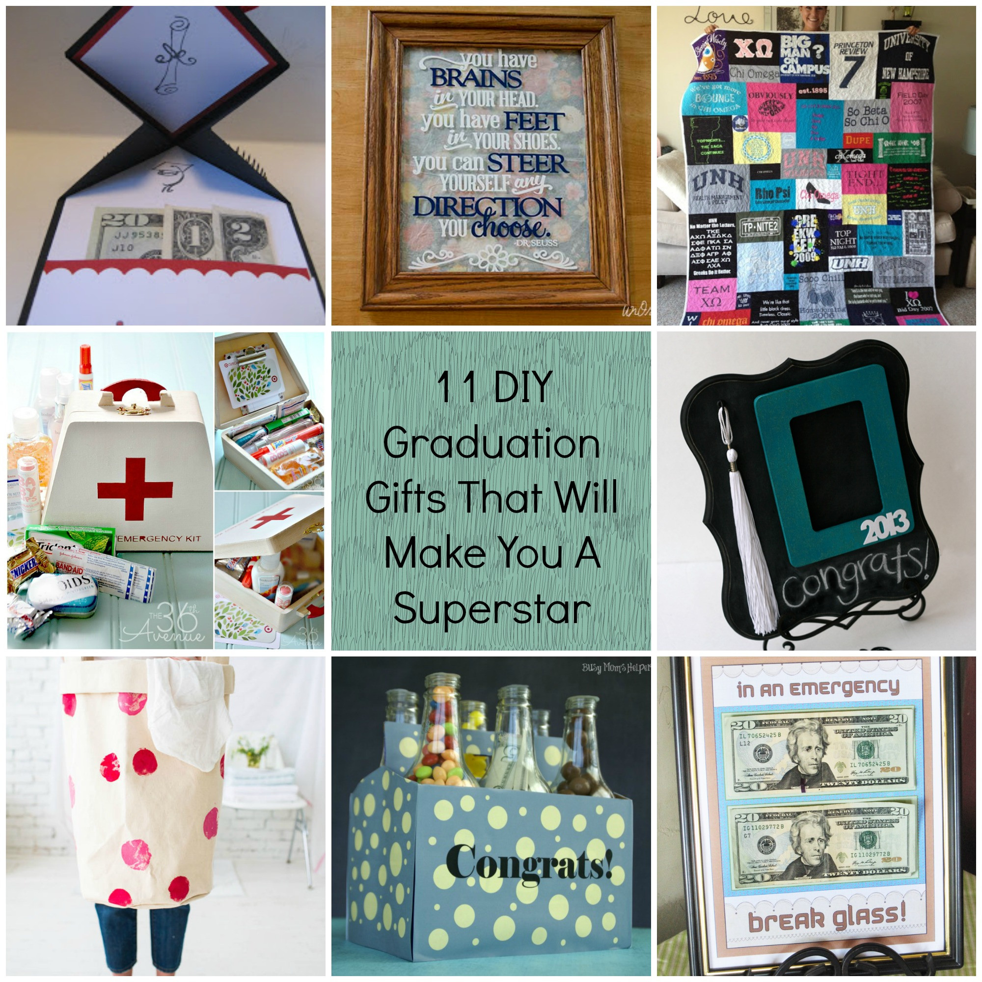 College Graduation Gift Ideas
 11 DIY Graduation Gifts That Will Make You A Superstar
