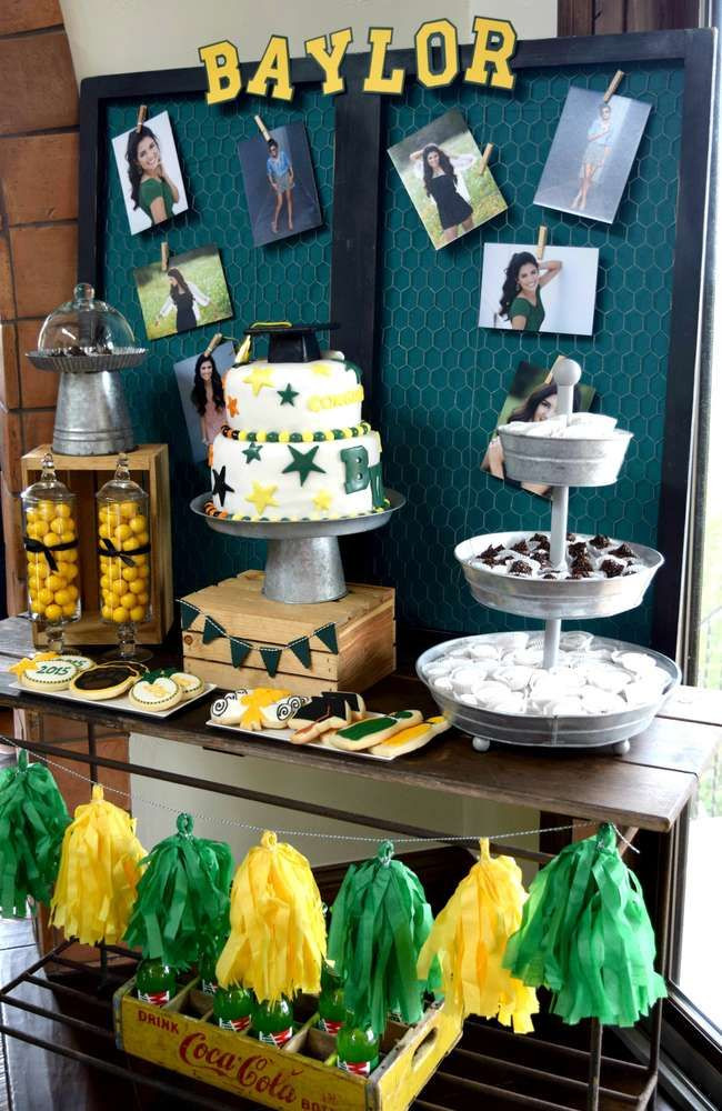 College Graduation Party Themes And Ideas
 Cool dessert table at a graduation party See more party