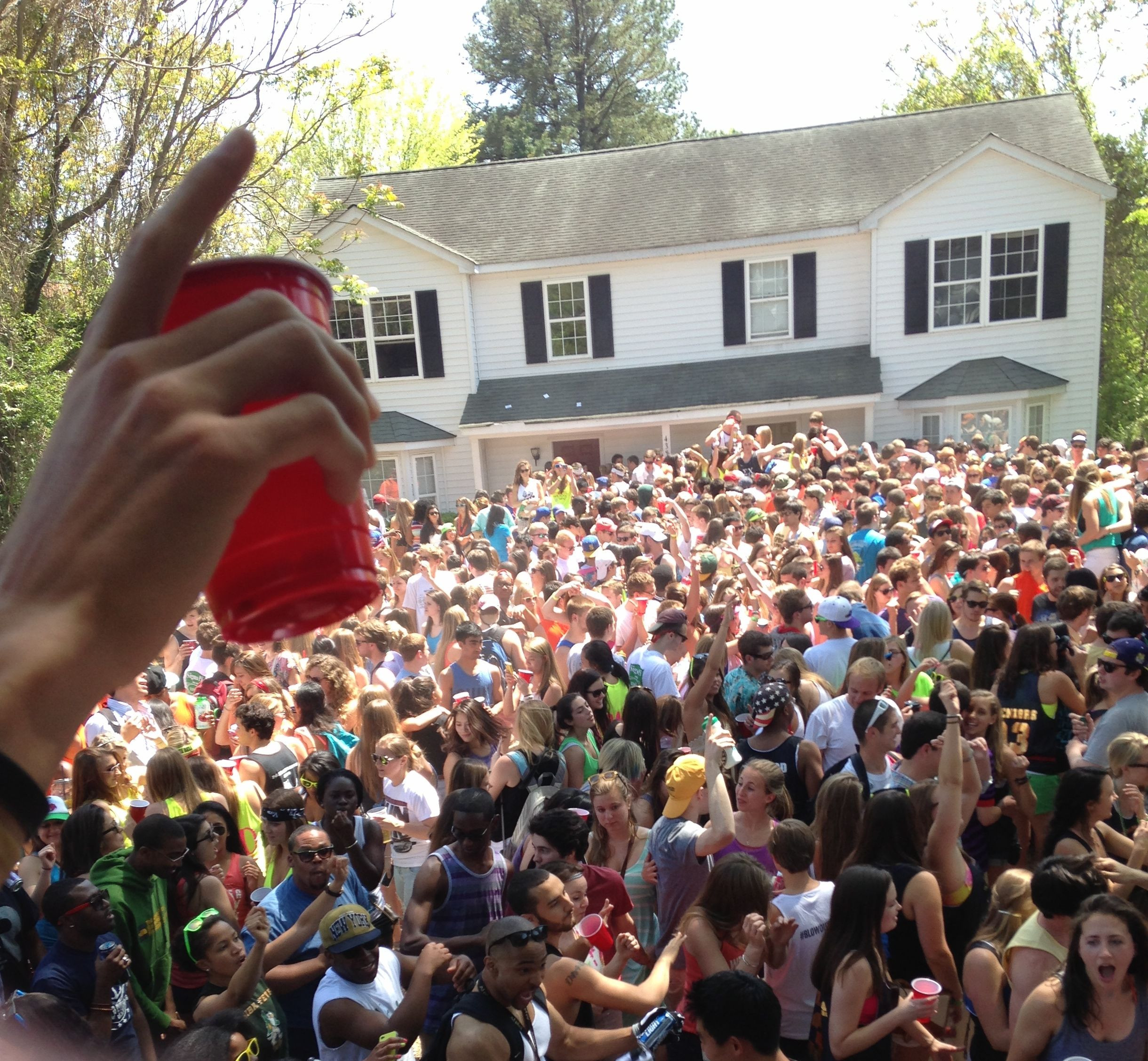 College Pool Party Ideas
 Just a drink with some friends TFM