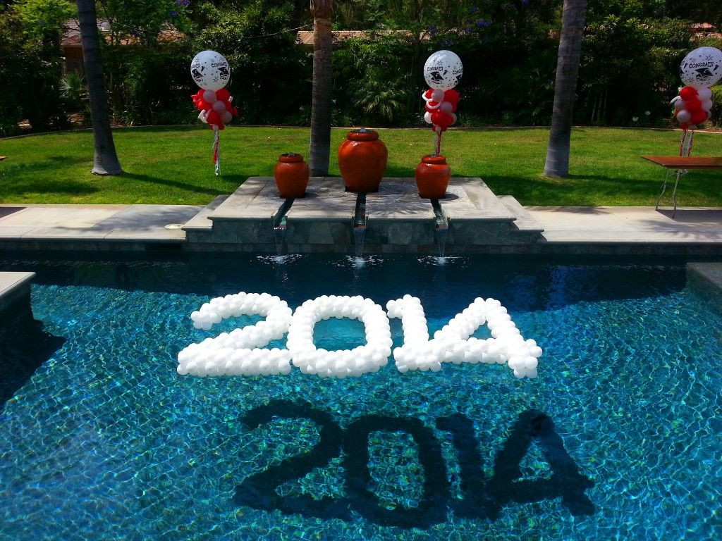 College Pool Party Ideas
 2014 Balloon Sculpture Floating In Swimming Pool
