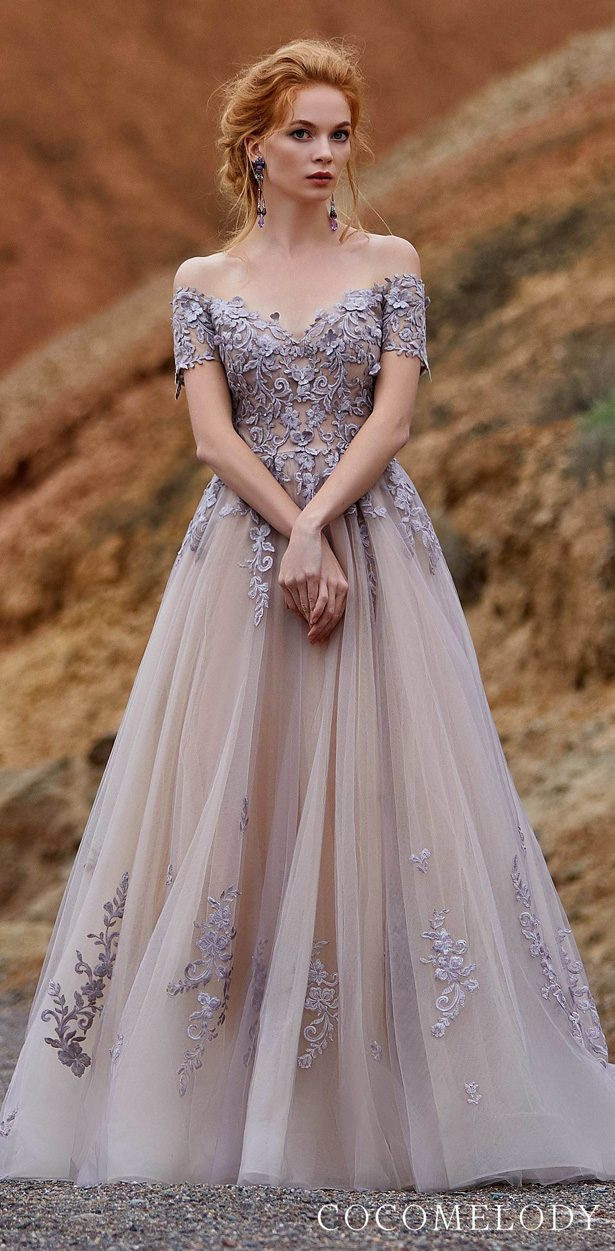 Colored Wedding Dresses
 For the Modern Bride Colored Wedding Dresses by CocoMelody