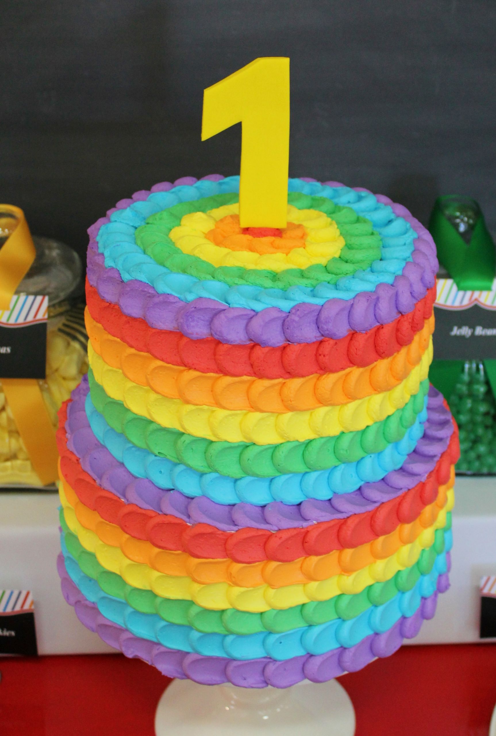 Colorful Birthday Cakes
 RAINBOW THEMED BIRTHDAY PARTY Oh It s Perfect