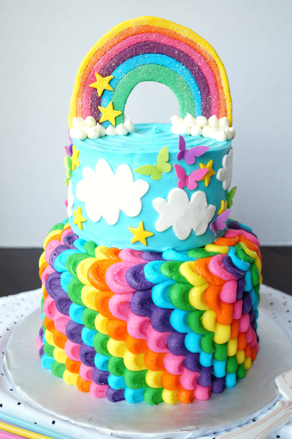 Colorful Birthday Cakes
 rainbow layered birthday cake