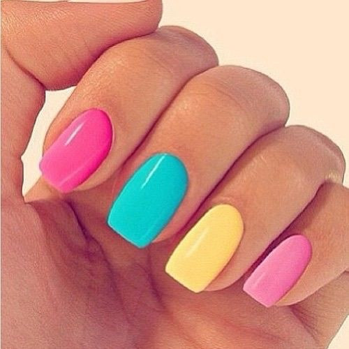 Colorful Nail Ideas
 Colorful Pastel Nails s and for