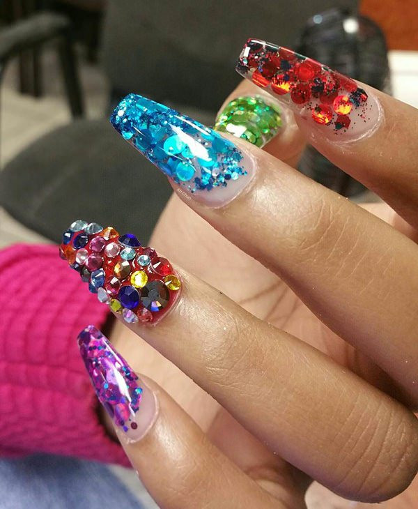 Colorful Nail Ideas
 66 Amazing Acrylic Nail Designs That Are Totally in Season