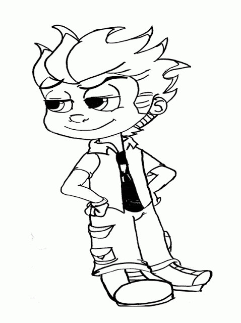 Coloring Book For Toddlers
 Kids Page Johnny Test Coloring Pages