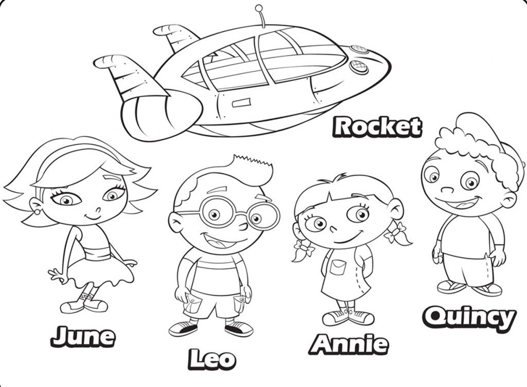 Coloring Book For Toddlers
 Free Printable Little Einsteins Coloring Pages Get ready