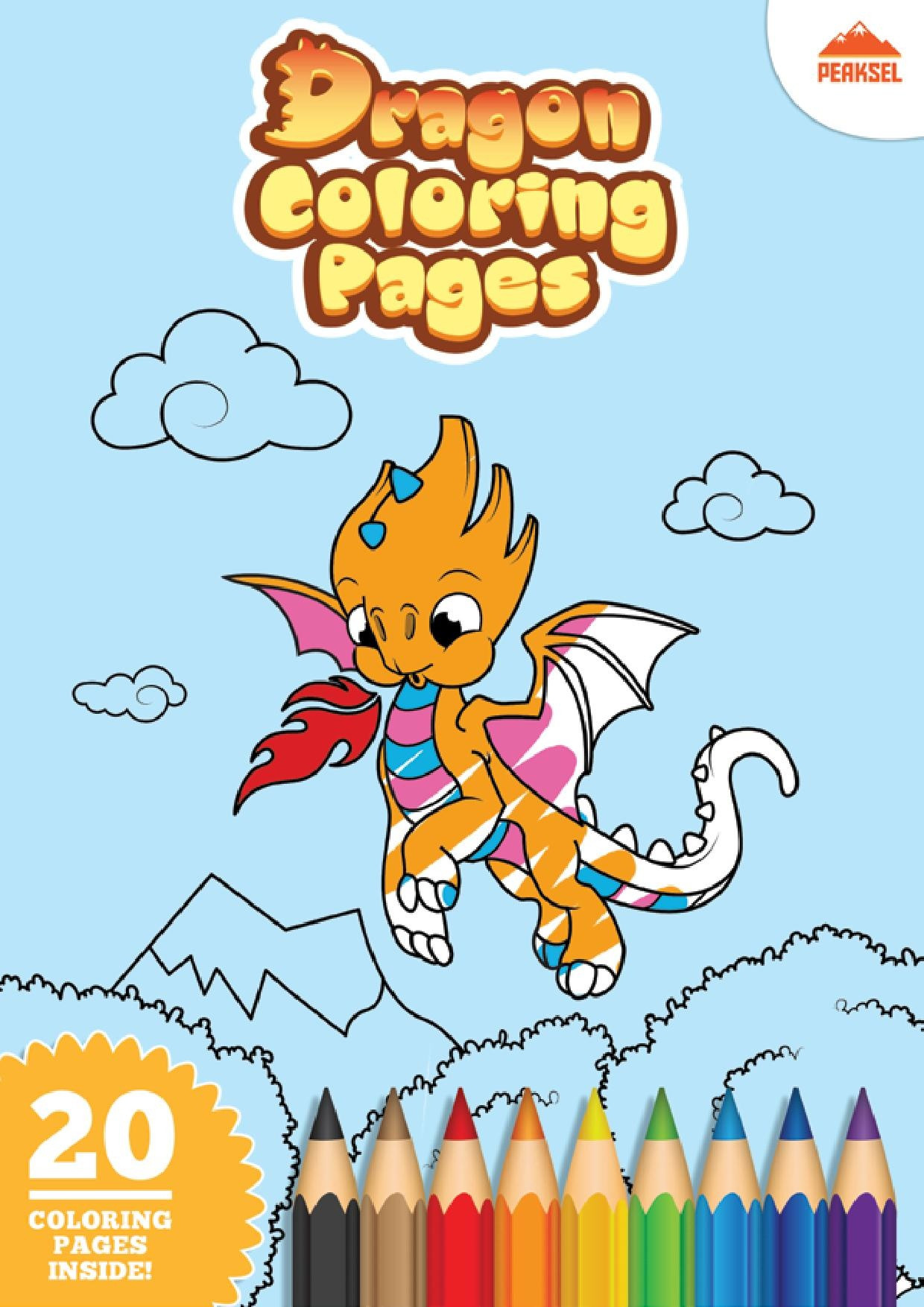 Coloring Book For Toddlers
 File Dragon Coloring Pages Printable Coloring Book for