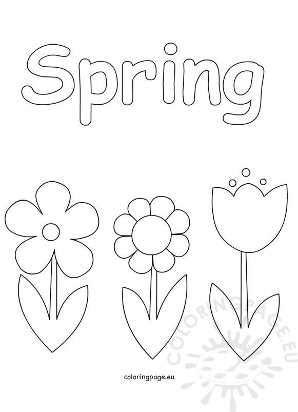 Coloring Book For Toddlers
 Spring Coloring Pages for Kids – Coloring Page