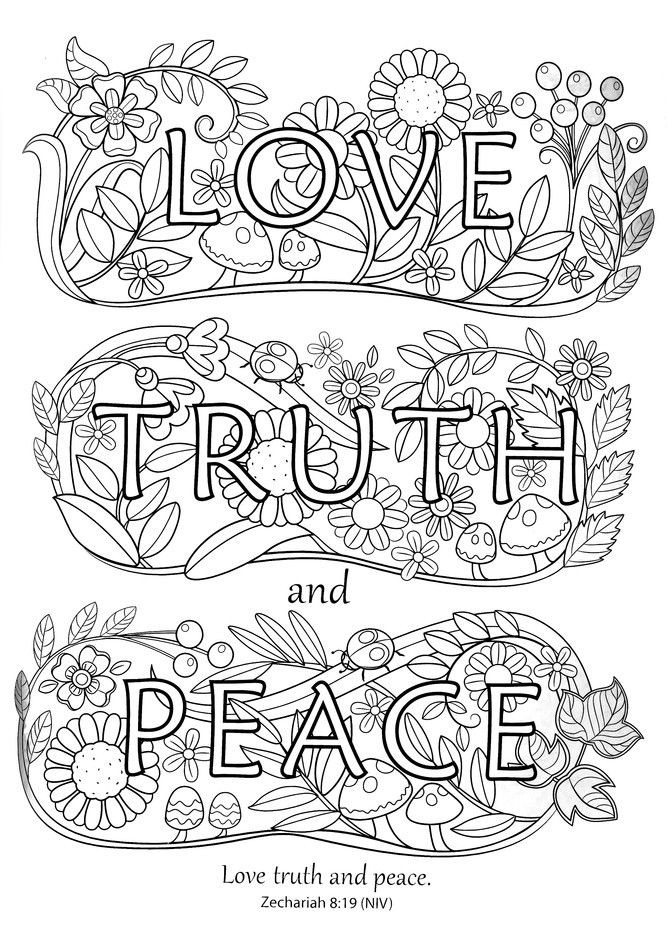 Coloring Books Printables
 Peaceful Reflections Coloring Book for Adults