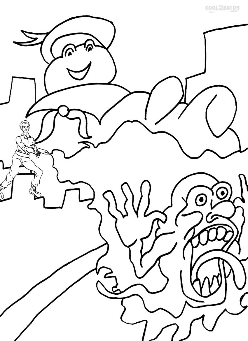 Coloring By Itself For Children
 Printable Ghostbusters Coloring Pages For Kids