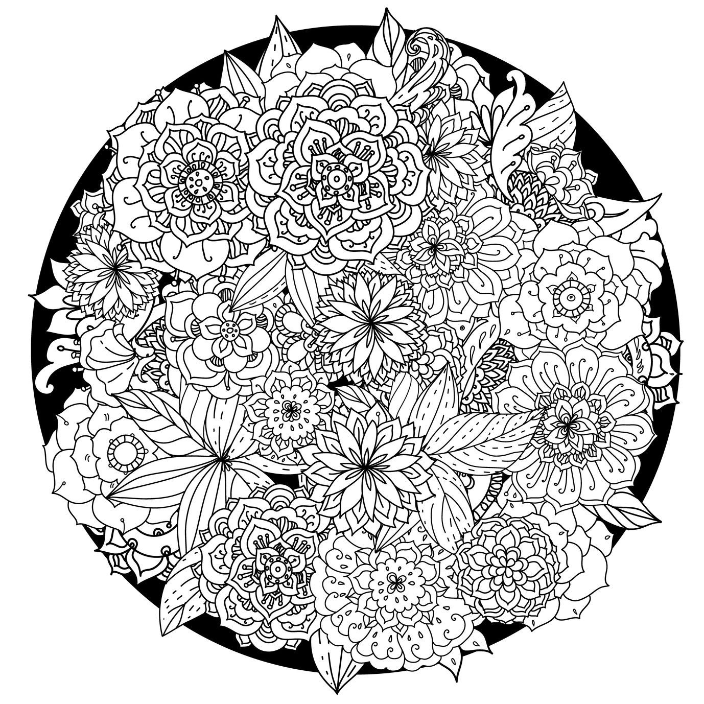 Coloring Pages For Adults Mandala
 These Printable Abstract Coloring Pages Relieve Stress And