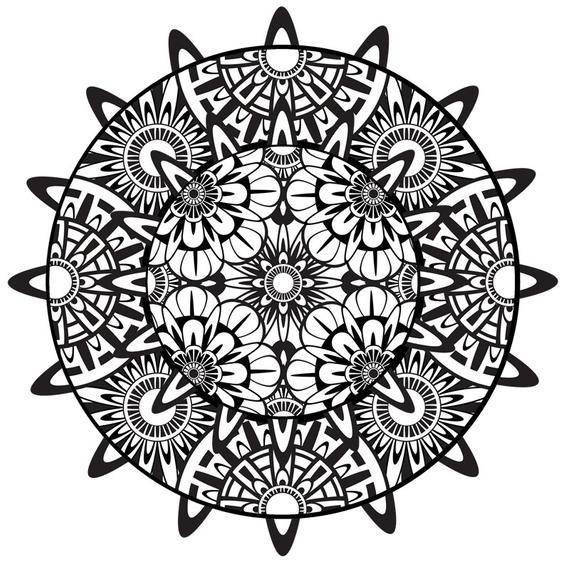 Coloring Pages For Adults Mandala
 Items similar to Mandala Coloring Page Mandala Printable