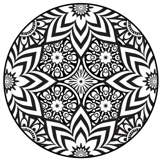 Coloring Pages For Adults Mandala
 Items similar to Mandala Coloring Page Instant PDF