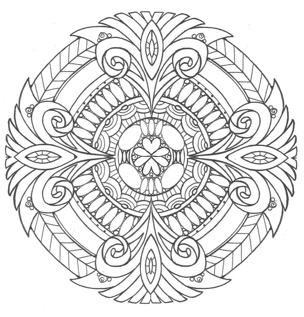 Coloring Pages For Adults Mandala
 Pure Royalty Adult Coloring Page