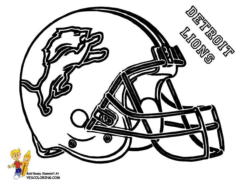 Coloring Pages For Boys Football Teams
 Pro Football Helmet Coloring Page NFL Football