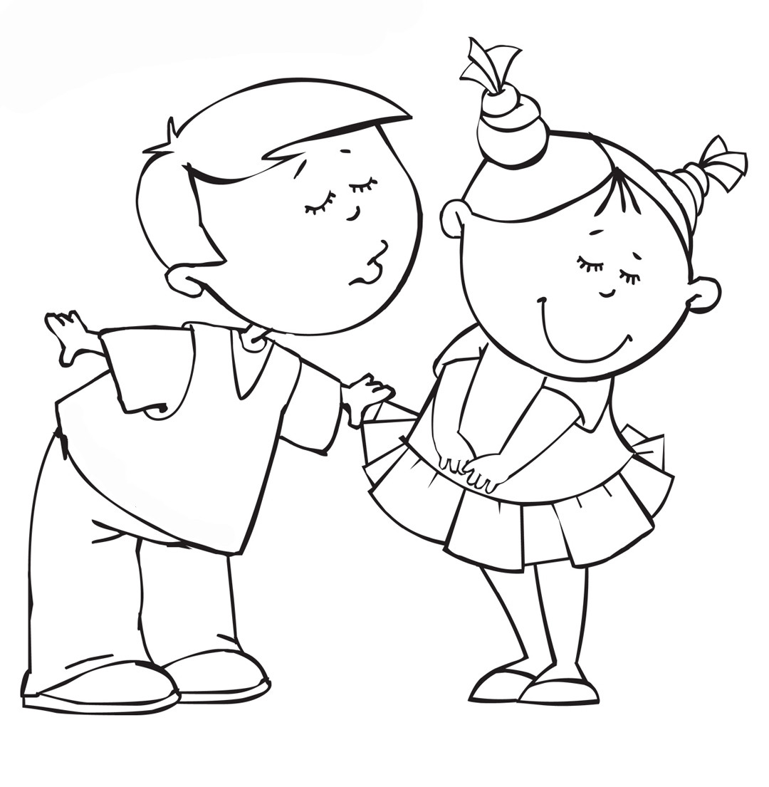 Coloring Pages For Girls And Boys
 Girl and boy coloring pages to and print for free