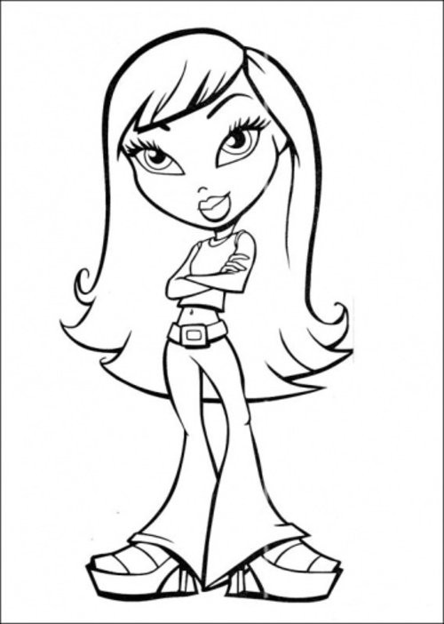 Coloring Pages For Girls
 Cute Girl Coloring Pages For Kids Disney Coloring Pages