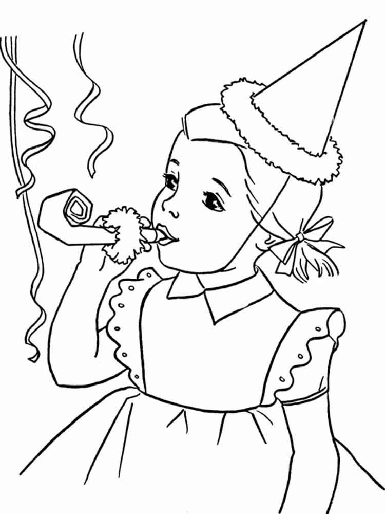 Coloring Pages For Girls Images
 Happy Girl coloring pages Free Printable Happy Girl