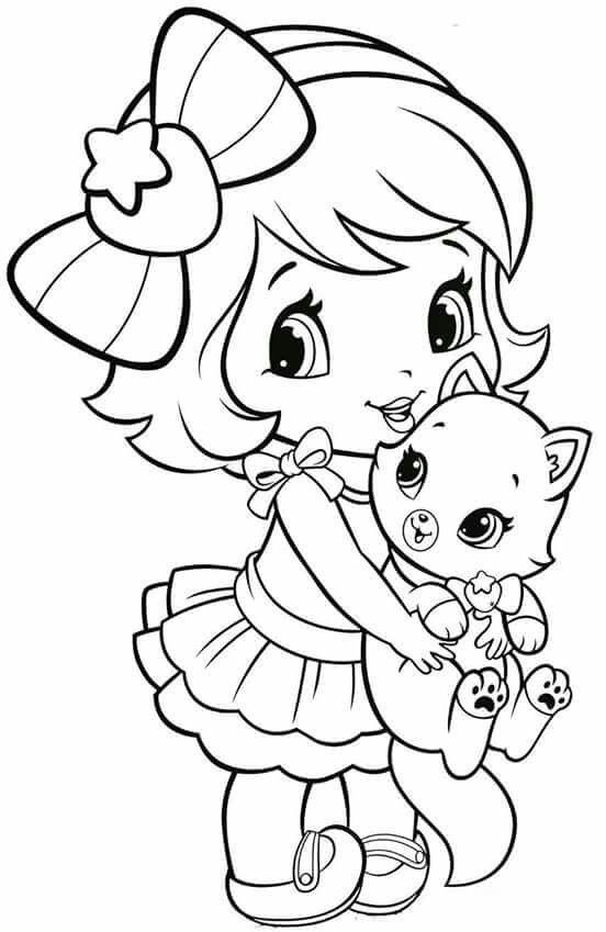 Coloring Pages For Girls
 Coloring Pages Little Girl