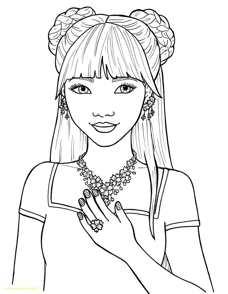 Coloring Pages For Girls Online
 Cute Coloring Pages For Girls With Inside Teens Teenage