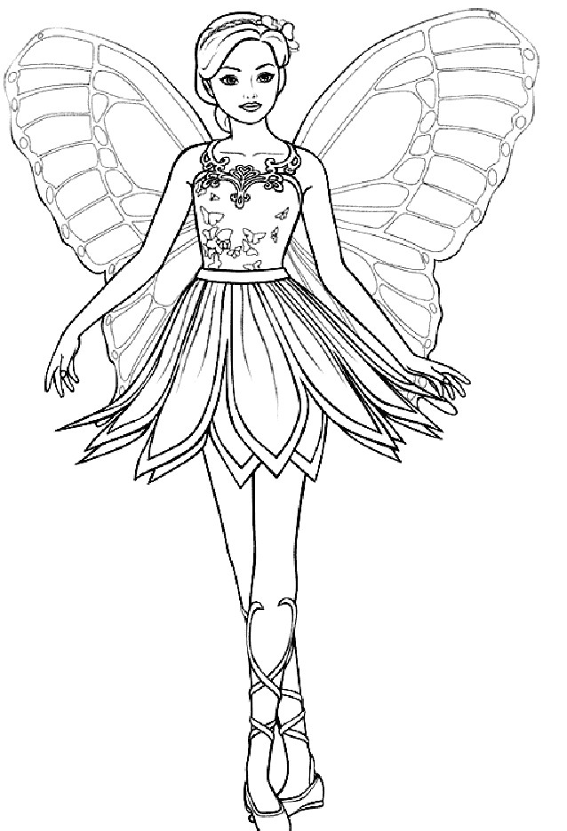 Coloring Pages For Girls Printable
 Pretty Girl Coloring Page Coloring Home