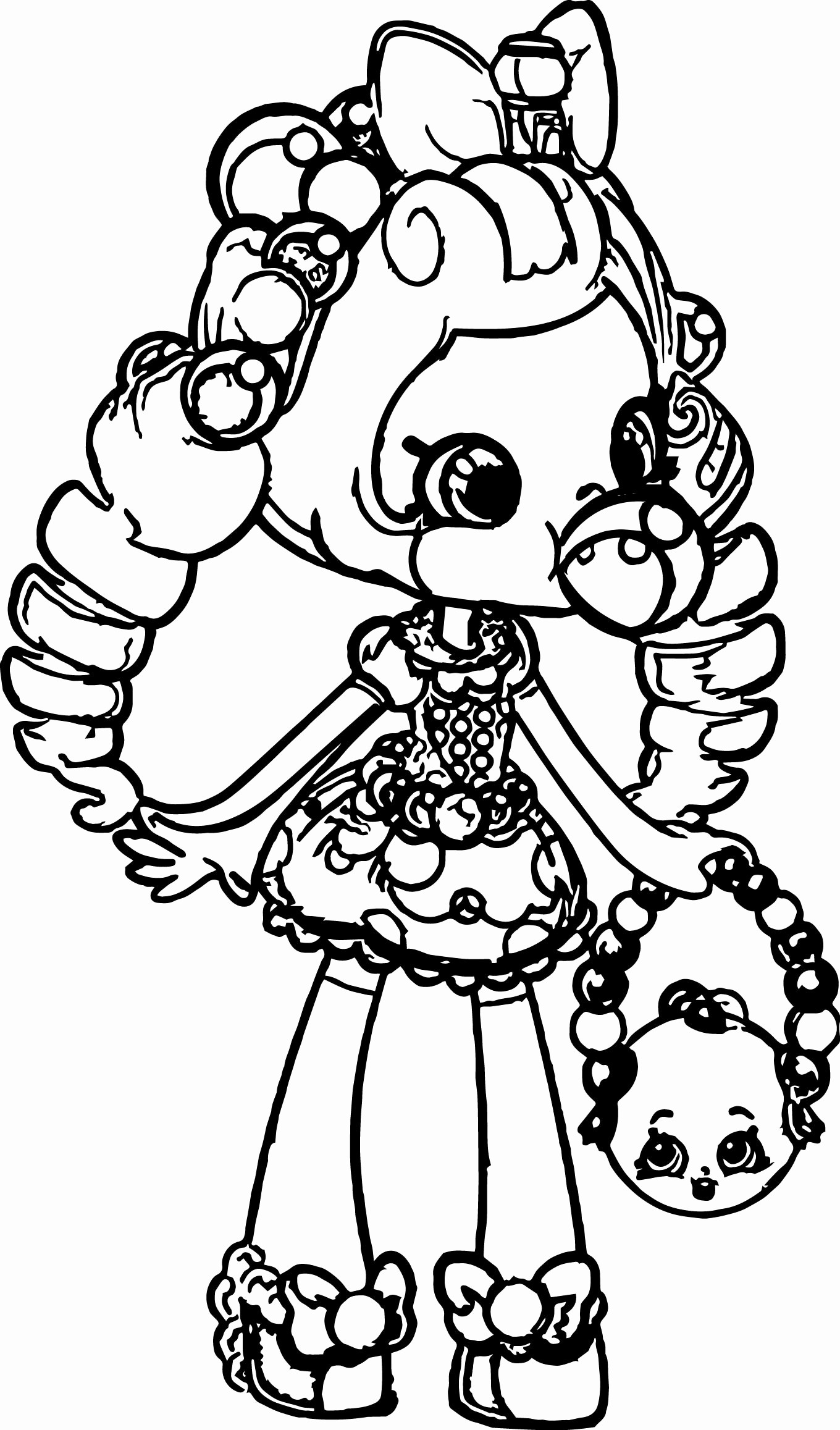 Coloring Pages For Girls Shopkins
 Shoppie Dolls Coloring Pages at GetColorings