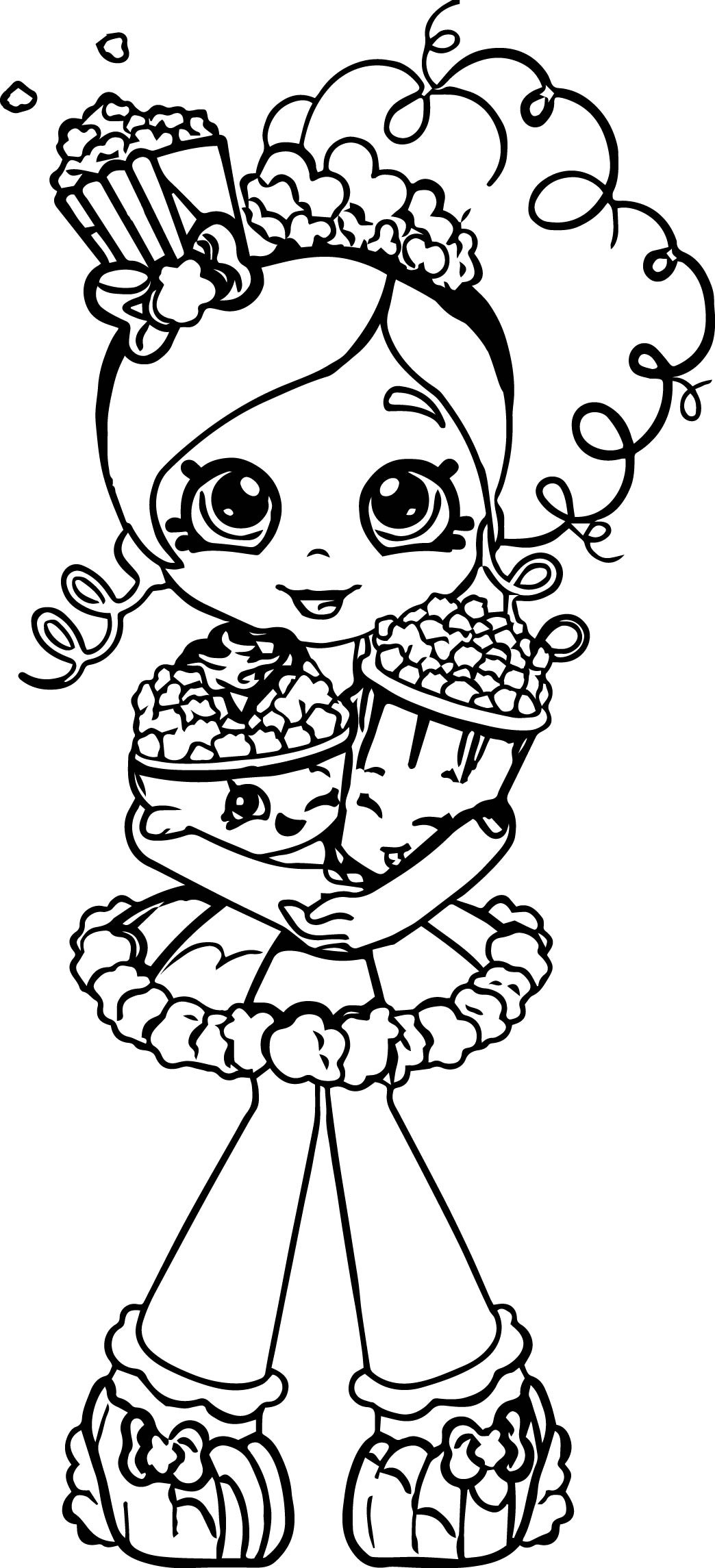 Coloring Pages For Girls Shopkins
 Coloring Pages S Hopkins Rainbow Bite Coloring Pages