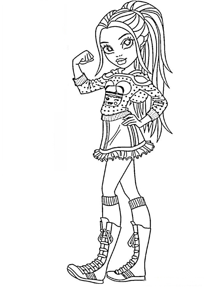Coloring Pages For Girls To Print
 Moxie coloring pages for girls to print for free