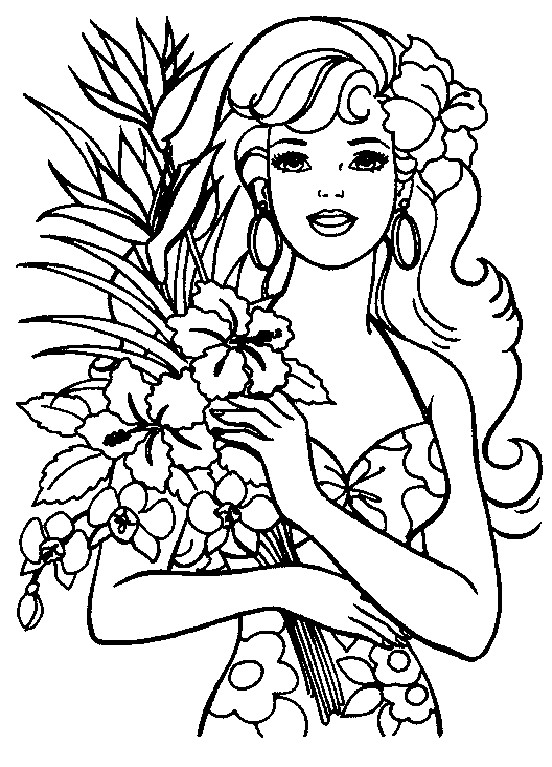 Coloring Pages For Kids Barbie
 erfeidine barbie coloring pages for girls