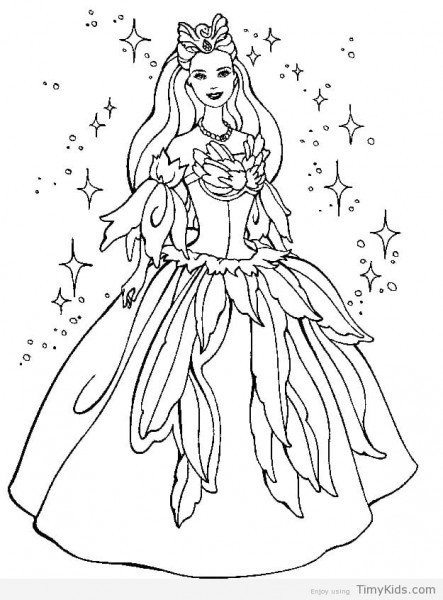Coloring Pages For Kids Barbie
 Barbie Dolls For Colouring