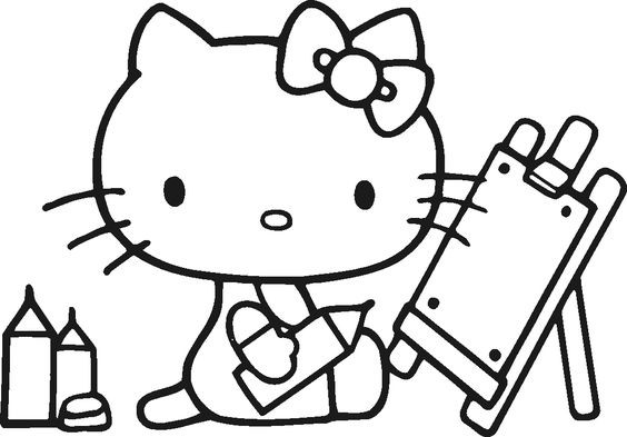 Coloring Pages For Kids Hello Kitty
 hello kitty coloring pages