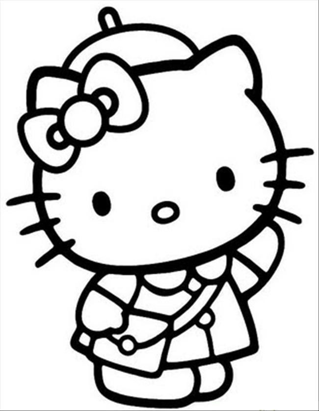 Coloring Pages For Kids Hello Kitty
 52 best Hello Kitty Coloring Pages images on Pinterest