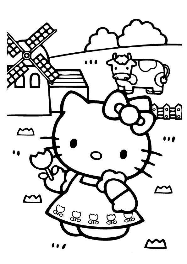 Coloring Pages For Kids Hello Kitty
 104 best Hello Kitty images on Pinterest