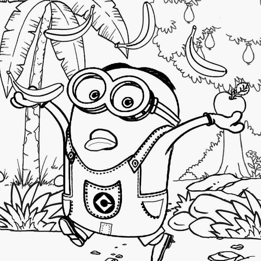 Coloring Pages For Kids Minions
 Free Coloring Pages Printable To Color Kids And
