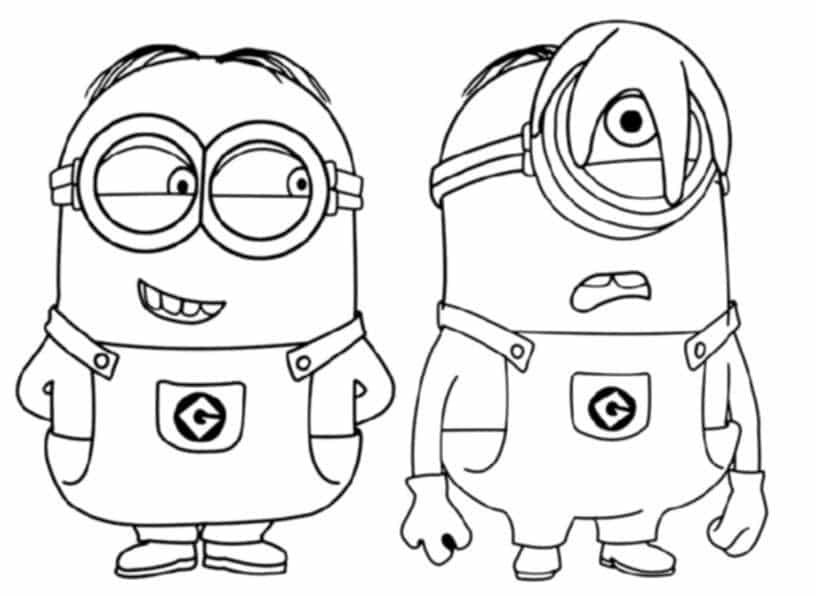 Coloring Pages For Kids Minions
 minions coloring pages for kids