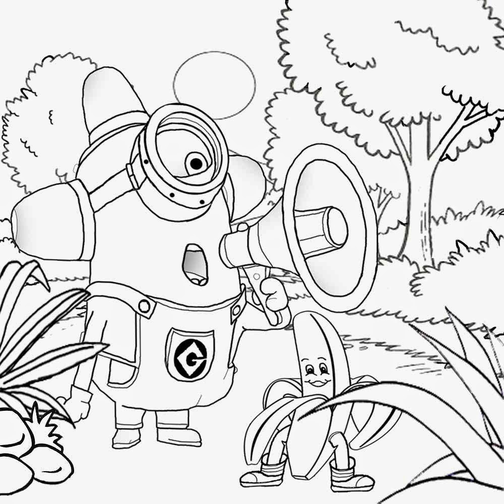 Coloring Pages For Kids Minions
 Free Coloring Pages Printable To Color Kids And
