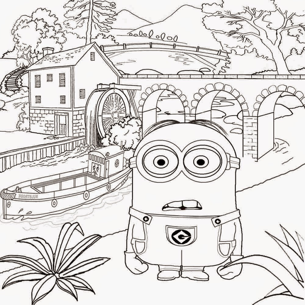 Coloring Pages For Kids Minions
 Free Coloring Pages Printable To Color Kids