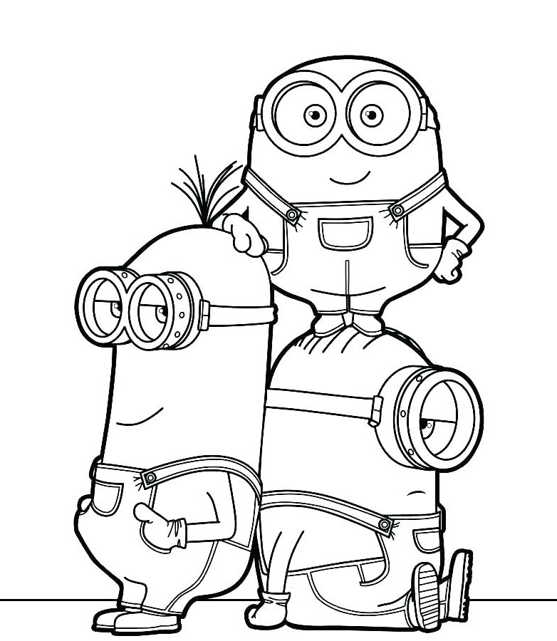 Coloring Pages For Kids Minions
 Cartoon Coloring Pages Best Coloring Pages For Kids