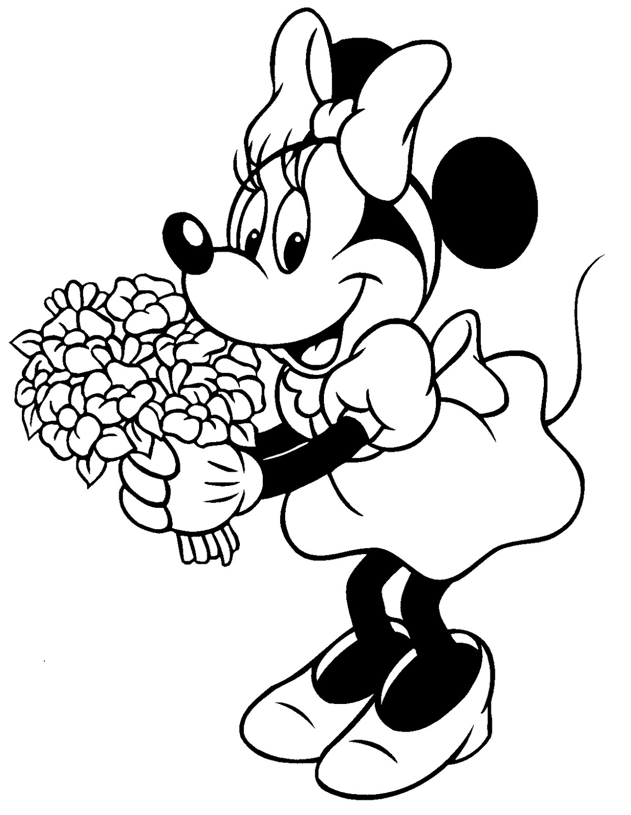 Coloring Pages For Kids Minnie Mouse
 Free Kids Coloring Minnie Mouse Coloring 3